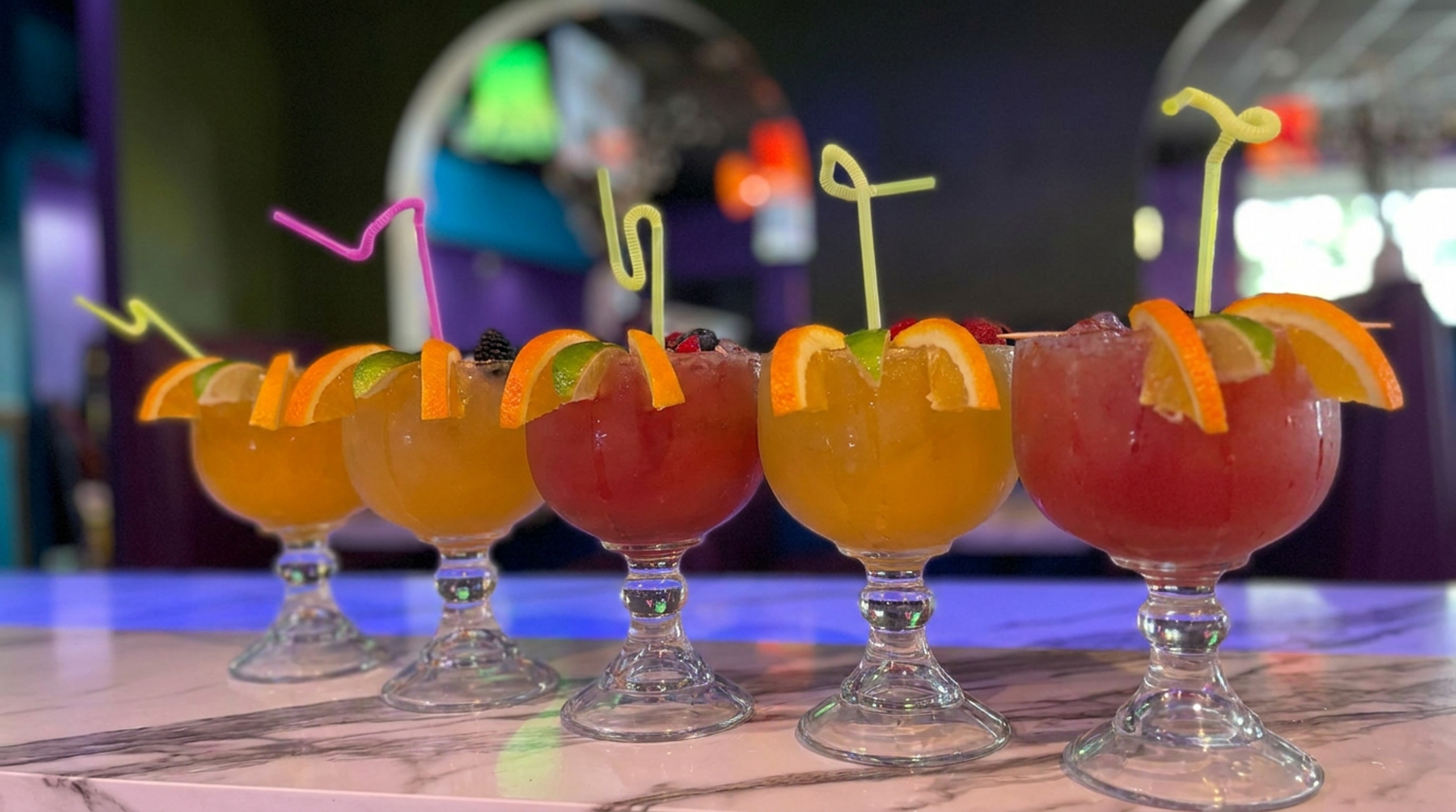 Margaritas and cocktails