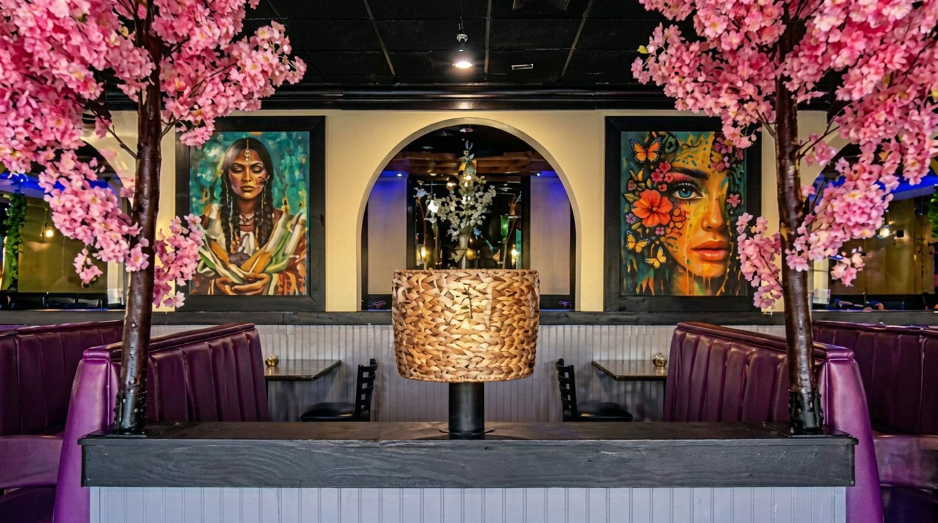 The dining room